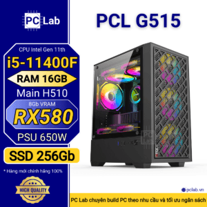 PC Gaming PCL G515 (Intel Core i5-11400F, RAM 16GB, RX580 8Gb)