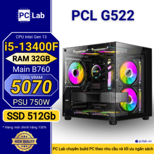 PC Gaming PCL G522 (Intel Core i5-13400F, RAM 16GB, RTX5070 12Gb)