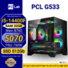 PC Gaming PCL G533 (Intel Core i5-14400F, RAM 32GB, RTX5070 12Gb)