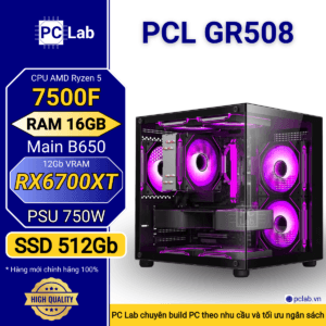 PC Gaming PCL GR508 (AMD Ryzen 5 7500F, RAM 16GB, RX6700XT 12Gb)