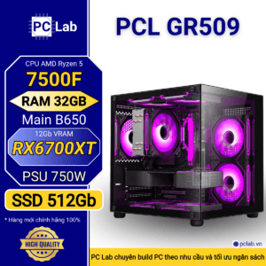 PC Gaming PCL GR509 (AMD Ryzen 5 7500F, RAM 32GB, RX6700XT 12Gb)