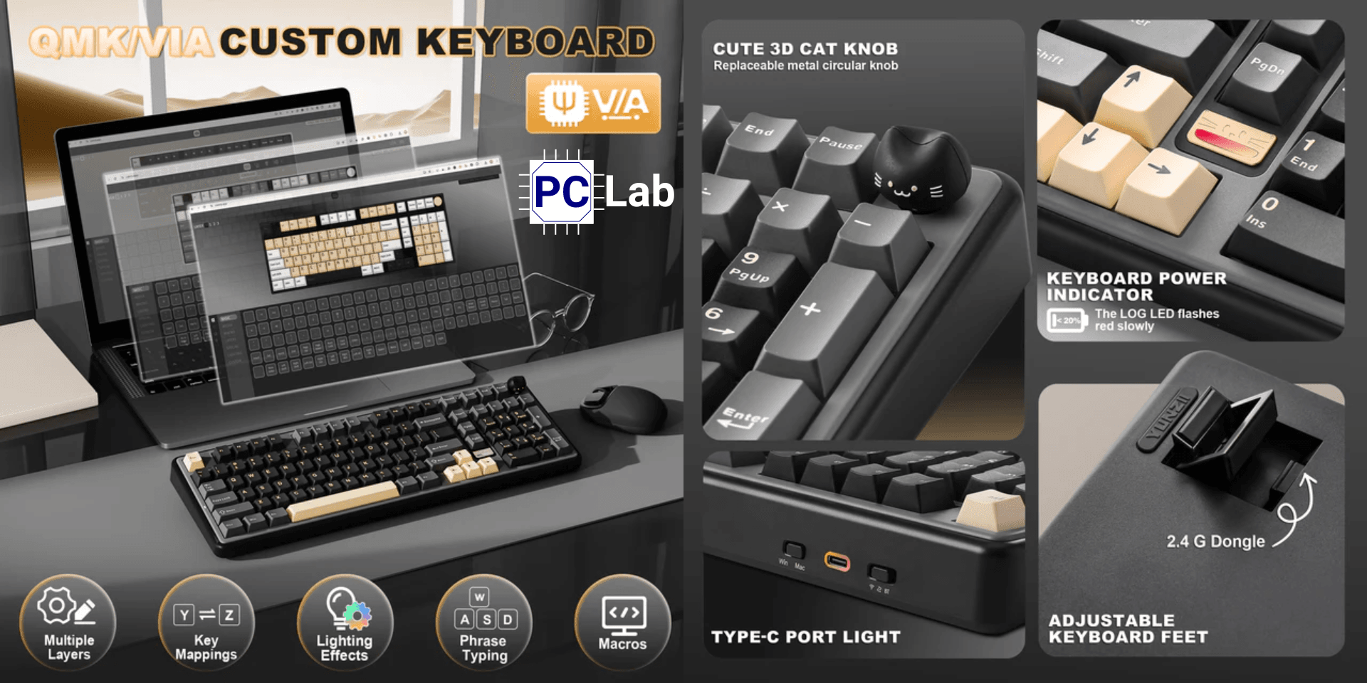 YUNZII B98 PRO sử dụng firmware mã nguồn mở QMK/VIA, cho phép tùy biến cực sâu dành cho game thủ và người sáng tạo