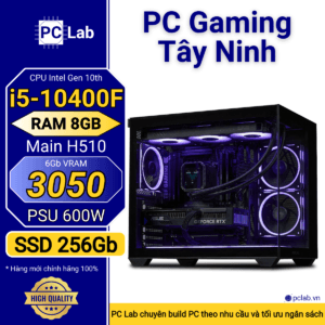 PC Gaming Tây Ninh I5 10400F, Ram 8GB, SSD 256GB, RTX 3050