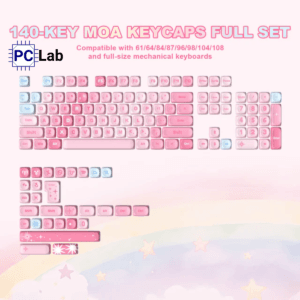 Bộ Keycap YUNZII Pastel Rainbow MOA Profile