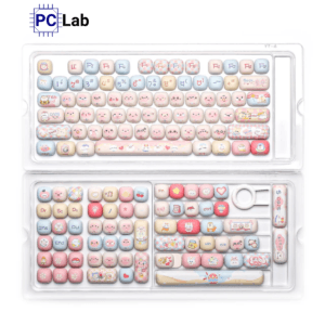 Bộ Keycap YUNZII Pink Kitten MOG Profile