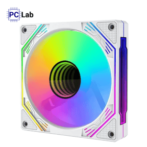 Fan Case Leopard F3 (Gắn Hub RGB, Gương vô cực, Đen/Trắng)