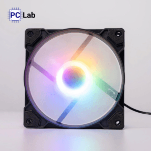 Fan Case LEOPARD K8 (12cm, LED, Đen/Trắng)