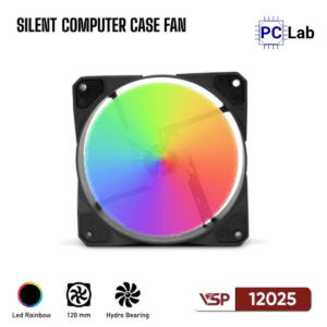 Fan Case VSP 12025 (12cm, LED, Đen/Trắng)
