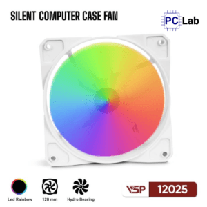 Fan Case VSP 12025 (12cm, LED, Đen/Trắng)