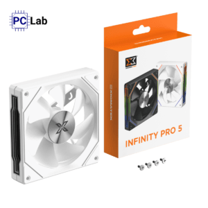 Fan Case Xigmatek Infinity Pro 5 Arctic - EN49361 (120mm, ARGB, Xuôi, Trắng)