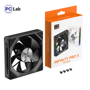 Fan Case Xigmatek Infinity Pro 5 Reverse - EN49378 (120mm, ARGB, Ngược, Đen)