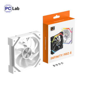 Fan Case Xigmatek Infinity Pro 6 Arctic - EN49422 (120mm, ARGB, Xuôi, Trắng)