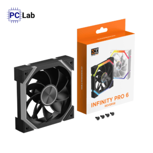 Fan Case Xigmatek Infinity Pro 6 Reverse - EN49439 (120mm, ARGB, Ngược, Đen)