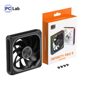 Fan Case Xigmatek Infinity Pro 8 Reverse - EN49552 (120mm, ARGB, Ngược, Đen)