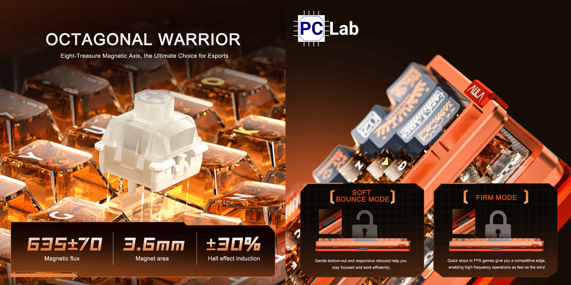Bàn phím HE Aula AG75 bàn phím gaming Hall Effect 75% với polling rate 8K, Rapid Trigger 0.001mm, thiết kế nhôm CNC cao cấp, RGB sống động, tối ưu cho esports