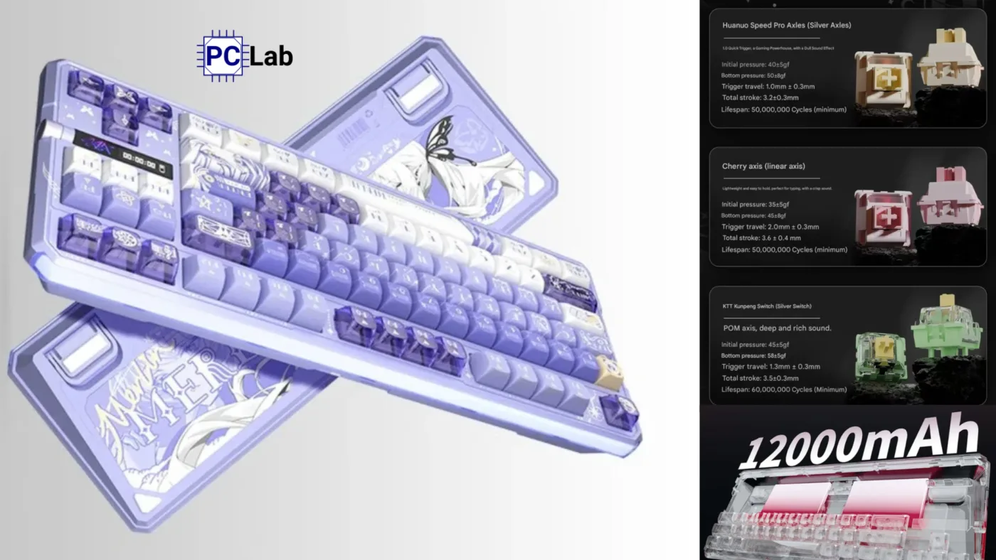 Valkyrie Ra Mắt Bàn Phím Cơ VK 87 V2 -  Siêu Tiết Kiệm Điện, Pin Lên Tới 12000mAh