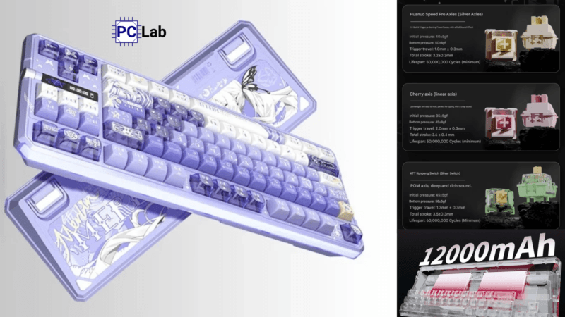 Valkyrie Ra Mắt Bàn Phím Cơ VK 87 V2 -  Siêu Tiết Kiệm Điện, Pin Lên Tới 12000mAh