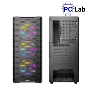 Vỏ case PC máy tính ANTEC VX310 RGB Elite (ATX, Mid Tower, Đen)