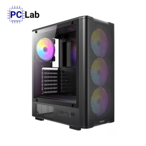 Vỏ case PC máy tính ANTEC VX310 RGB Elite (ATX, Mid Tower, Đen)