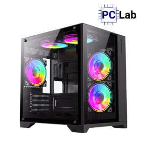 Vỏ case PC máy tính GAMEMAX Infinity Mini (M-ATX, Mini Tower, Đen/Trắng)