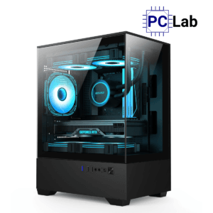 Vỏ case PC máy tính GLOWY GIB38 (M-ATX, Mini Tower, Đen)