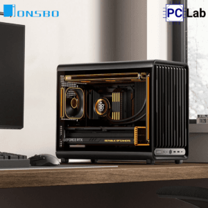 Vỏ case PC máy tính Jonsbo D33 Black (M-ATX, Mid Tower, Đen)