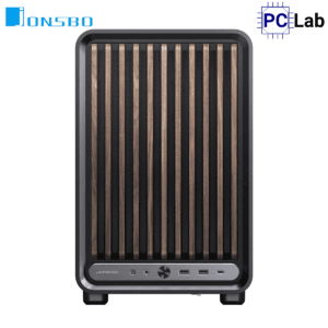 Vỏ case PC máy tính Jonsbo D33 WOOD Black (M-ATX, Mid Tower, Đen Gỗ)