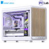 Vỏ case PC máy tính Jonsbo D33 WOOD White (M-ATX, Mid Tower, Trắng Gỗ)