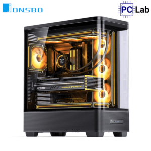 Vỏ case PC máy tính Jonsbo TK-5 Black (ATX, Mid Tower, Đen)