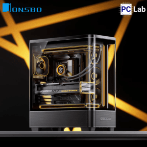 Vỏ case PC máy tính Jonsbo TK-5 Black (ATX, Mid Tower, Đen)