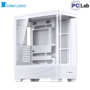 Vỏ case PC máy tính Jonsbo TK-5 White (ATX, Mid Tower, Trắng)