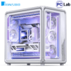 Vỏ case PC máy tính Jonsbo X400 White (ATX, Mid Tower, Trắng)