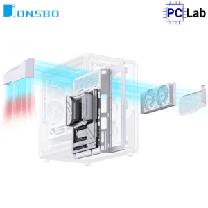 Vỏ case PC máy tính Jonsbo X400 White (ATX, Mid Tower, Trắng)