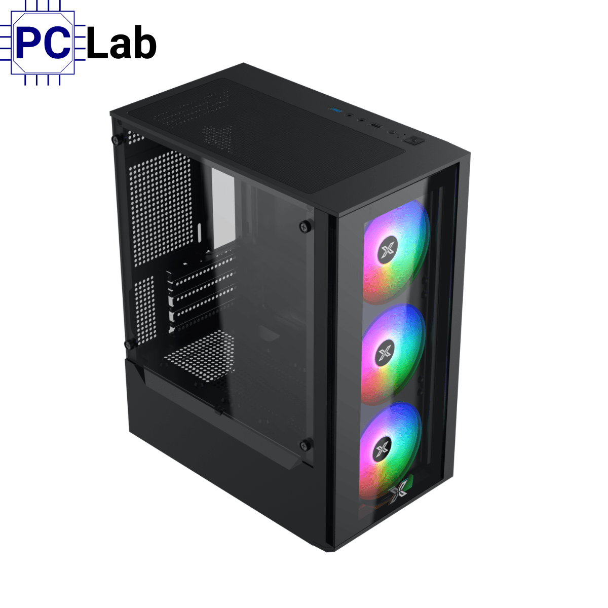 Vỏ case PC máy tính Xigmatek MYX 3F - EN49118 (M-ATX, Mini Tower, Đen)