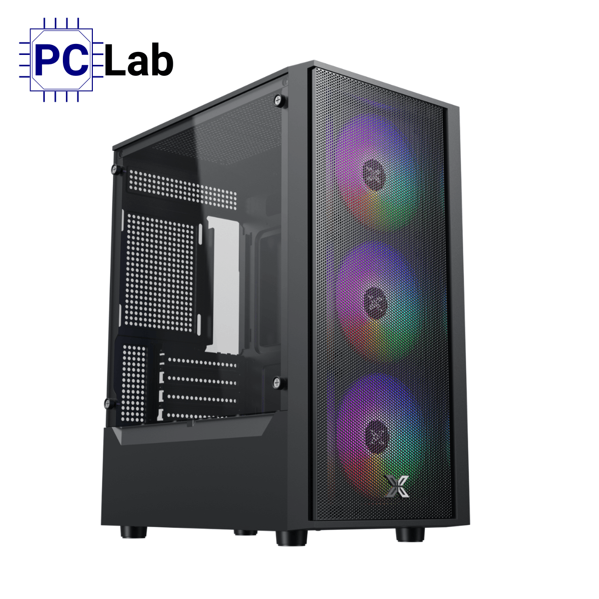 Vỏ case PC máy tính Xigmatek MYX Air 3F – EN49125 (M-ATX, Mini Tower, Đen)
