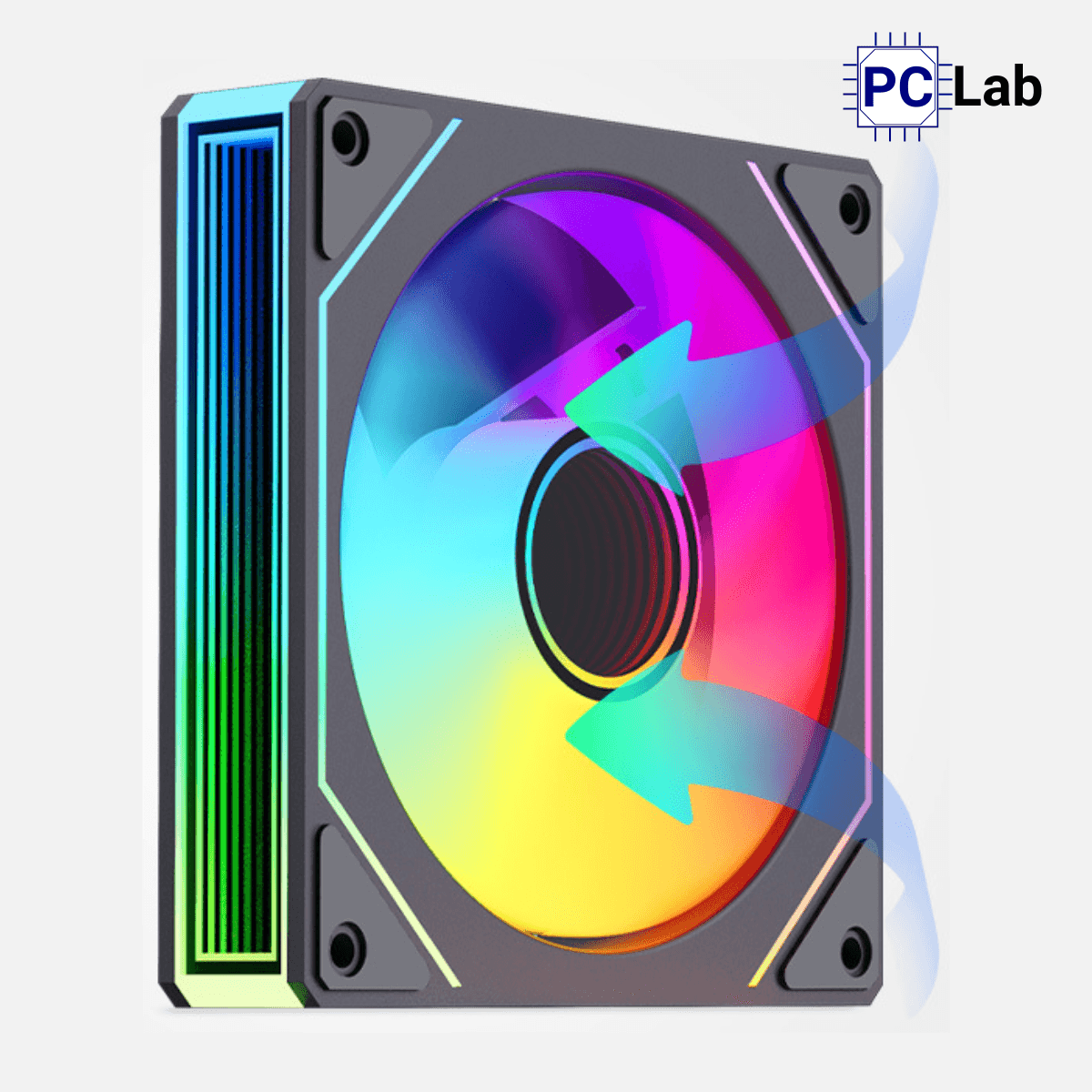 Fan Case Prism 7Pro Infinity ARGB Black (120mm, Xuôi/Ngược)
