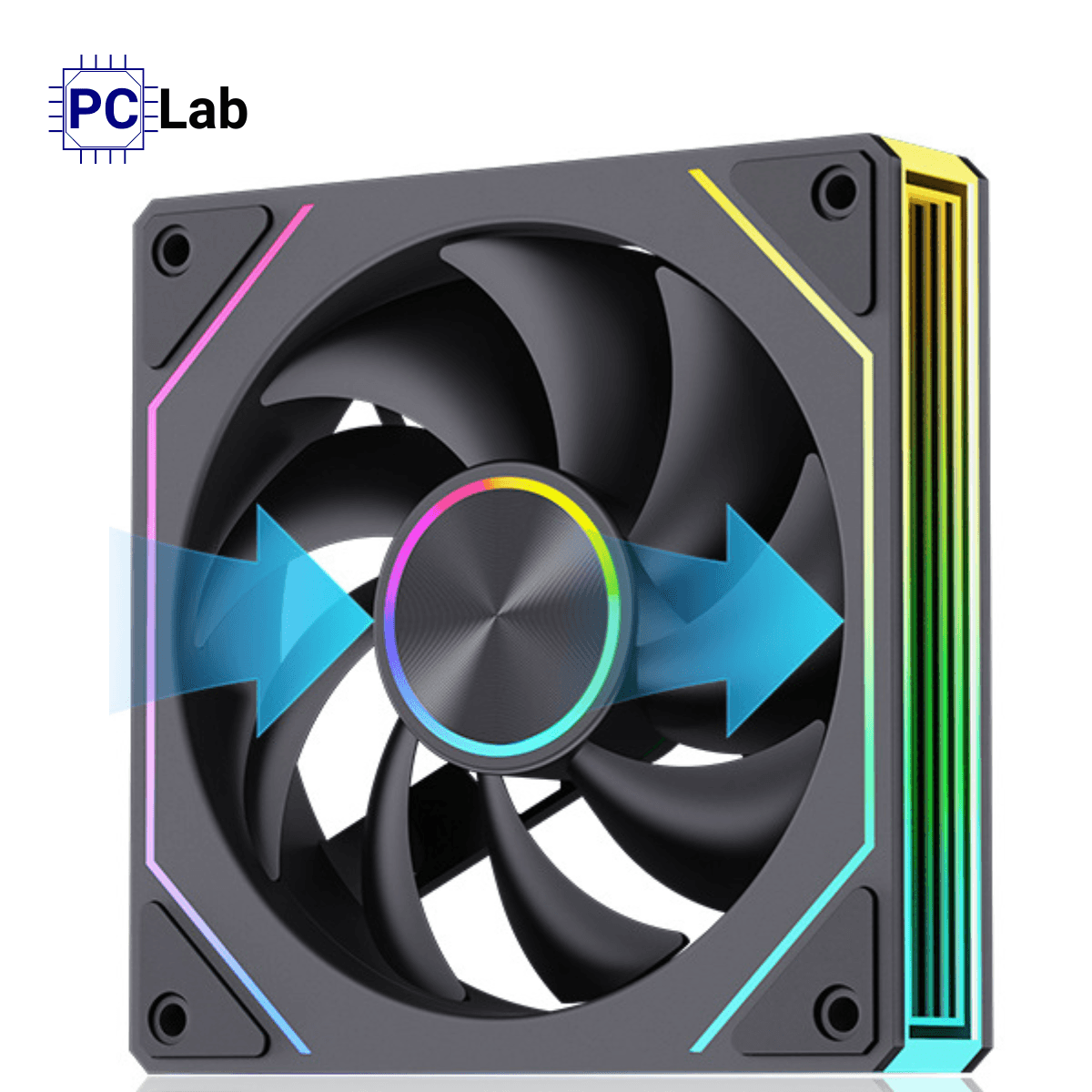 Fan Case Prism 8Pro RS ARGB Black (120mm, Xuôi/Ngược)