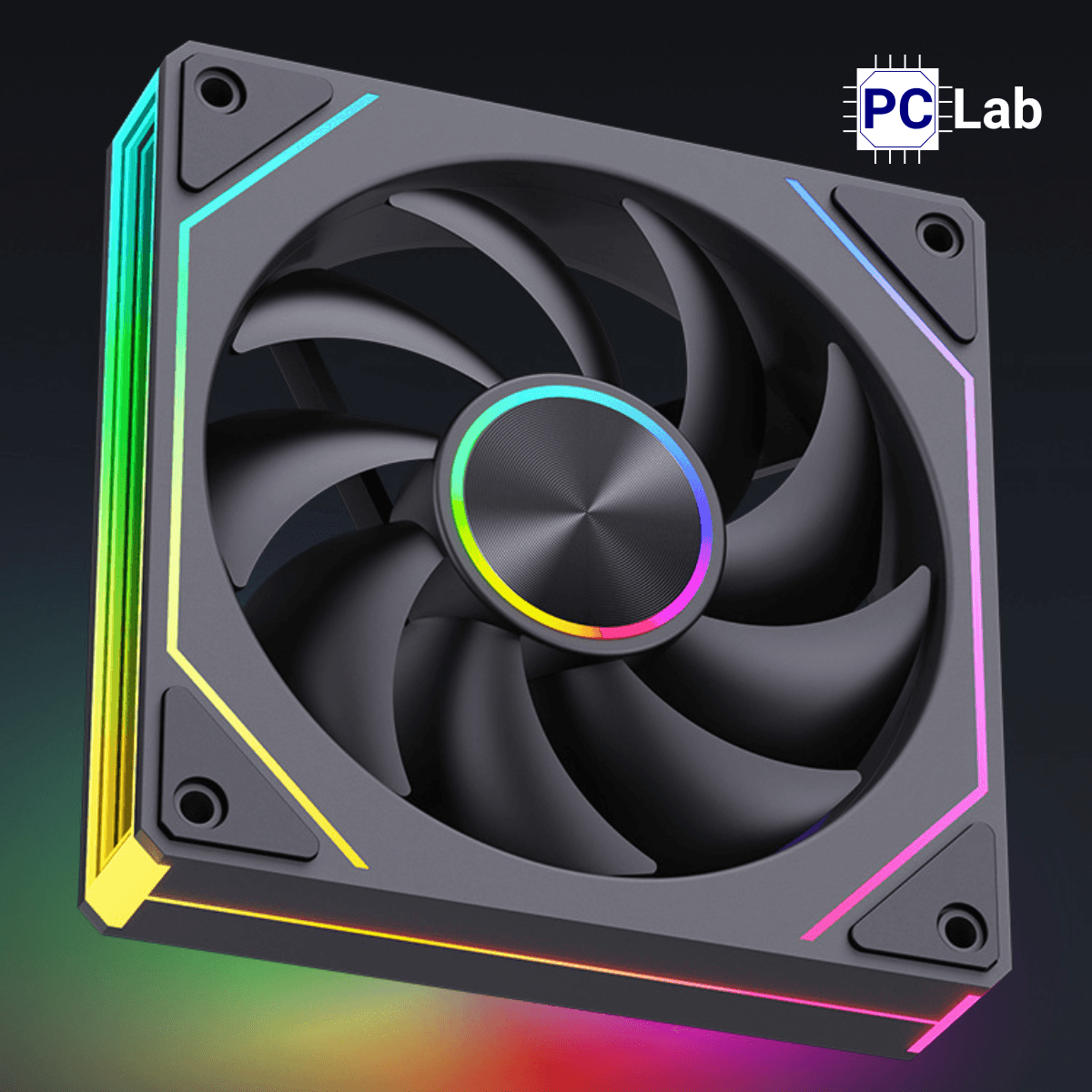 Fan Case Prism 8Pro RS ARGB Black (120mm, Xuôi/Ngược)