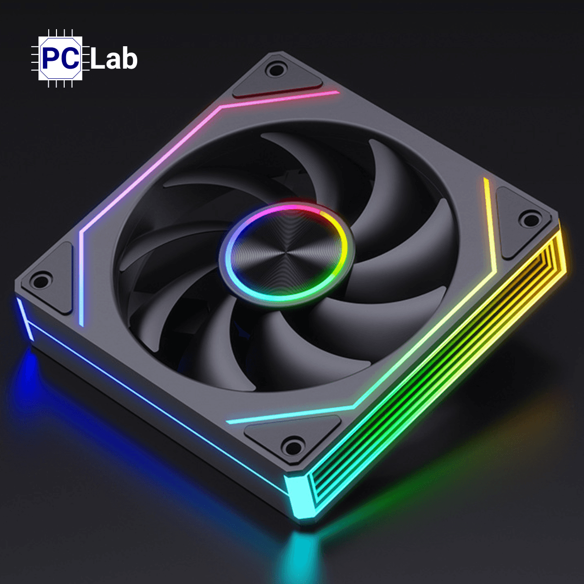 Fan Case Prism 8Pro RS ARGB Black (120mm, Xuôi/Ngược)