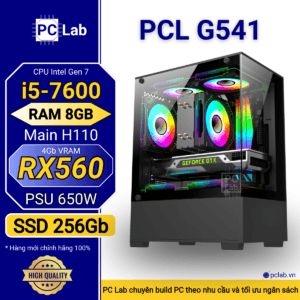 PC Gaming G541 (Intel Core i5-7600, RAM 8GB, RX560 4Gb)
