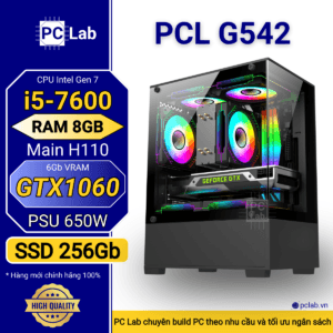 PC Gaming G542 (Intel Core i5-7600, RAM 8GB, GTX1060 6Gb)