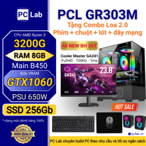 PC Gaming GR303M (AMD Ryzen 3 3200G, RAM 8GB, GTX1060 6Gb)