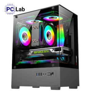 Vỏ case PC máy tính MAGIC Mix Ultra Black (M-ATX, Mid Tower, Đen)