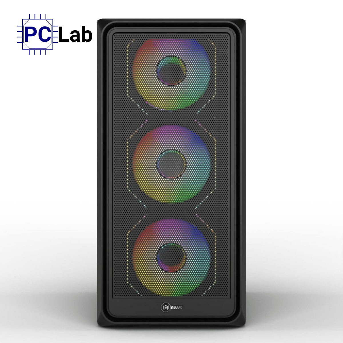Vỏ case PC máy tính MIK H2 (M-ATX, Mini Tower, Đen)