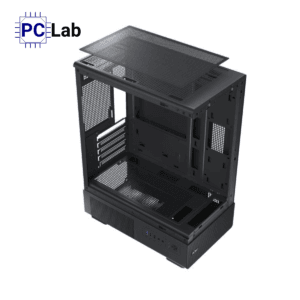 Vỏ case PC máy tính MIK H3 (M-ATX, Mid Tower, Đen)