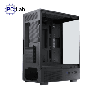 Vỏ case PC máy tính MIK H3 (M-ATX, Mid Tower, Đen)