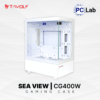 Vỏ case PC máy tính T-WOLF TW-CG400W (M-ATX, Mini Tower, Trắng)