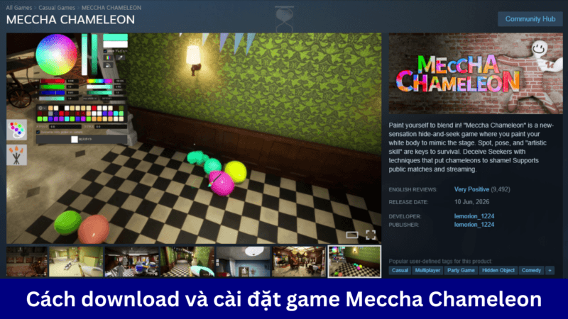 Hướng dẫn tải và cài đặt game Meccha Chameleon trên PC nhanh chóng