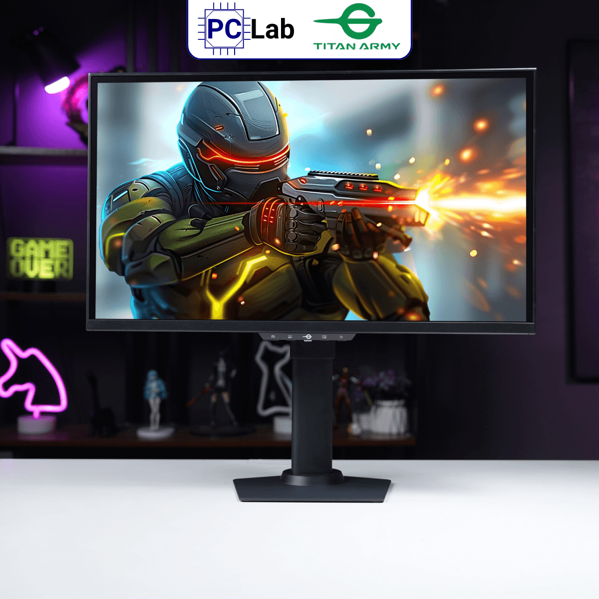 Màn hình TITAN ARMY U255L 24.5inch Full HD 620Hz (24.5”, Full HD, 620Hz, 0.1ms, UltraFast TN) – Đen