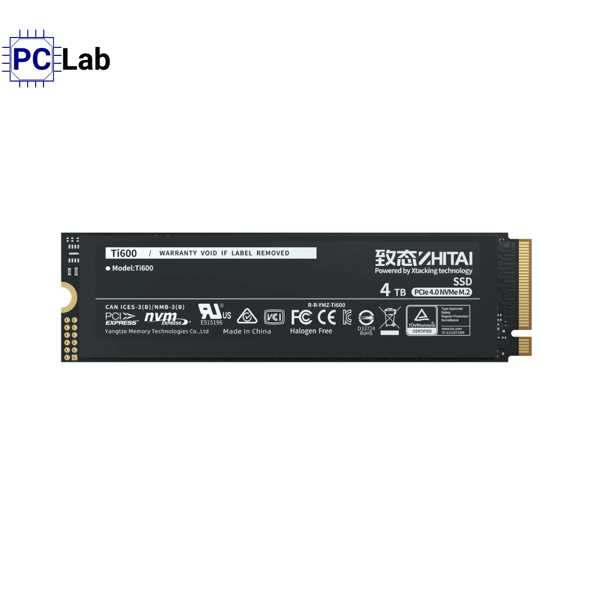 Ổ cứng SSD YMTC Zhitai Ti600 500G NVMe Gen4 x4 (M.2 2280, 6000MB/s, 3000MB/s)